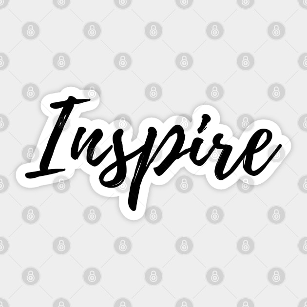 Inspire Sticker by ActionFocus